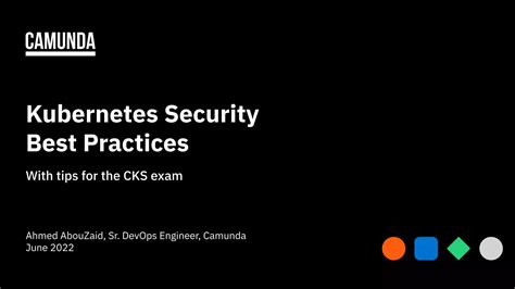 EN Kubernetes Security Best Practices With Tips For The CKS Exam