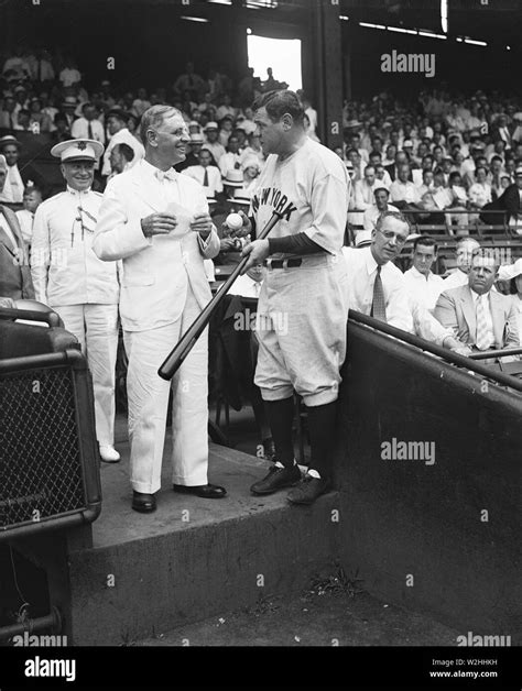 New York Yankees Baseball Player Babe Ruth Ca Stock Photo Alamy