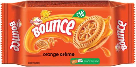 Low Fat Bounce Cream Tangy Orange Full Cream Biscuit With Low Fat Delicious Taste At Best Price