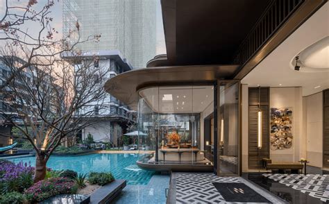 residential landscape chengdu yuexiu georlour luxe residence