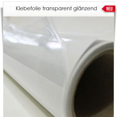 Transparente Klebefolie Gl Nzend In Cm Breite Ab Laufmeter