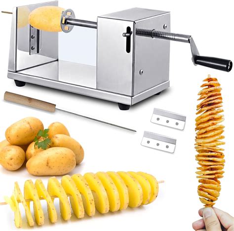 Amazon Tornado Potato Chips Spiral Cutter Manual Stainless Steel