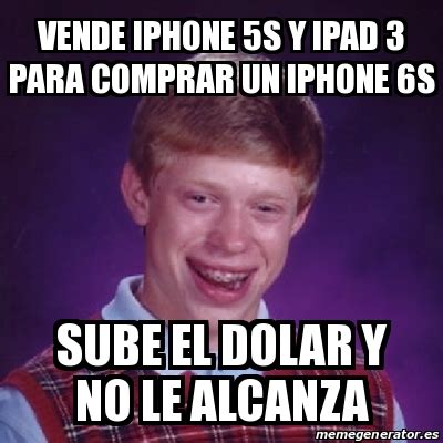 Meme Bad Luck Brian Vende Iphone S Y Ipad Para Comprar Un Iphone