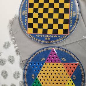 Chinese Checkers and Checkers - Etsy