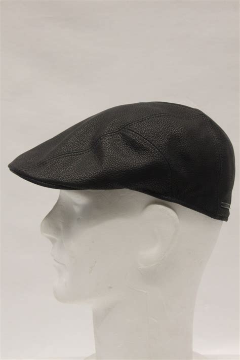 Casquette Stetson Homme Cuir Noir 3417