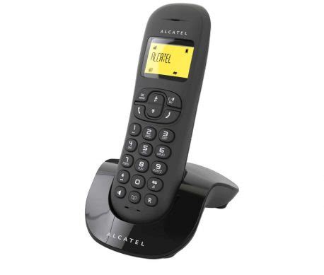 Telf Tel Fono Inal Mbrico Alcatel C Negro Tecnoteca