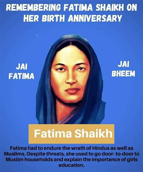 Muslims Of India On Twitter Remembering Fatima Sheikh On Her Birth