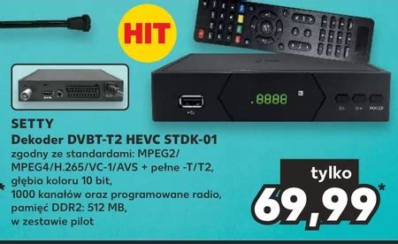 Dekoder tv - promocja Kaufland - Ding.pl