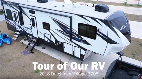 Tour Of Our RV Dutchmen Voltage Toy Hauler YouTube