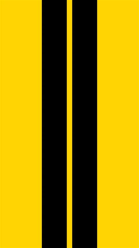 Black And Yellow Stripes Wallpaper