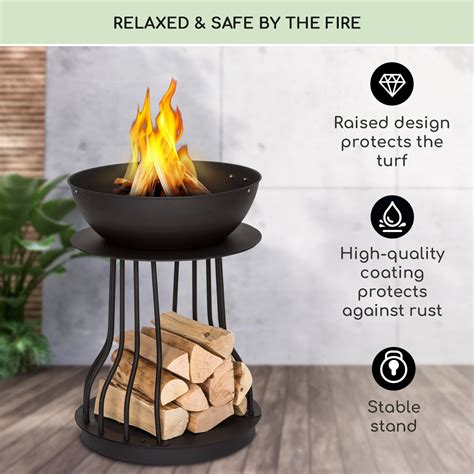 Nantai High In Fire Bowl Fire Pit Grill In One Diameter Cm