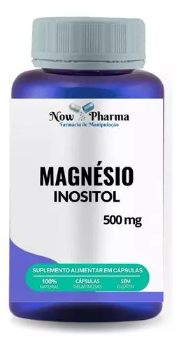 Magn Sio Inositol Capsulas Manipulado Now Pharma Mercadolivre