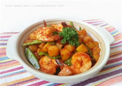 Resep Sambel Kentang Udang Oleh Nur Sabatiana Cookpad