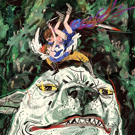 The Art Showcase - Princess Mononoke - Fan art by Julia Tveritina