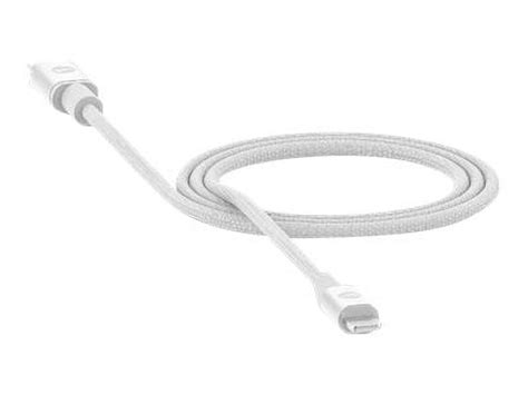 Mophie Fast Charge Usb C Cable With Lightning Connector 1m Cable White