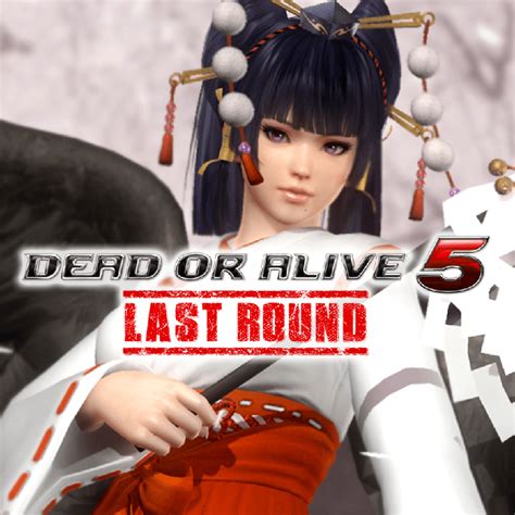 Dead Or Alive 5 Last Round Shrine Maiden Costume Nyotengu 2017