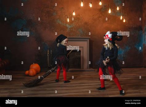 Room on the broom witch hi-res stock photography and images - Alamy