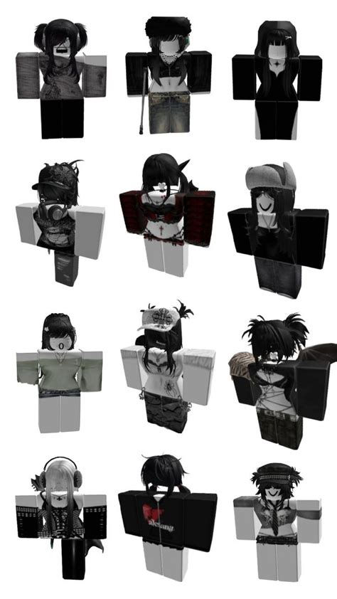 Roblox R6 Avataroutfit Ideas 🫶 ⚠️not My Avatars Mine Collage⚠️ In