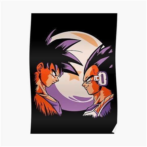 Goku Vs Vegeta Poster For Sale By GlennButler27 Redbubble