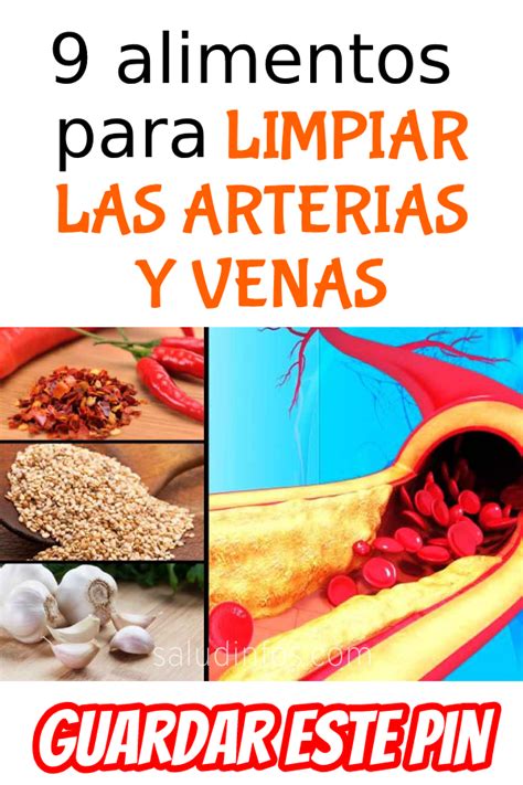 Alimentos Para Limpiar Las Arterias Y Venas Alimentos Arterias Venas