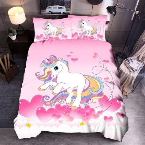 Version Double X Cm Licorne Ensemble De Housse Couette