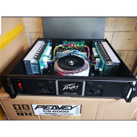 Jual POWER AMPLIFIER PEAVEY CS 6000 HZ CS 6000 KUALITAS POWER TERBAIK