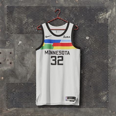 Maillot City Edition Des Wolves Minnesota L Honneur