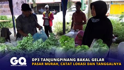 DP3 Tanjungpinang Bakal Gelar Pasar Murah Catat Lokasi Dan Tanggalnya