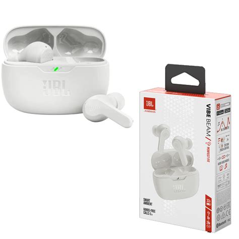 JBL VIBE BEAM TWS TRUE WIRELESS EARBUDS WHITE JBLVIBEBEAMWHT Best