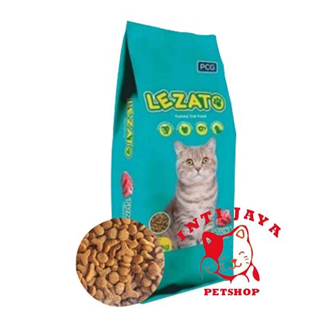 Jual Makanan Kucing Murah Lezato 20kg Rasa Tuna Gosend Grab Shopee