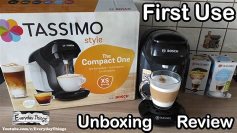 Bosch Tassimo Style Coffee Machine First Use Unboxing And Review How To Use Favio Coffee