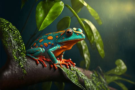 A brightly coloured very poisonous tree frog by zh84 on DeviantArt