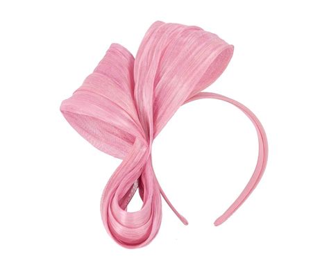 Dusty Pink Bow Racing Fascinator By Fillies Collection Fascinators Online