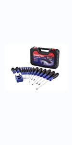 WORKPRO Precision Screwdriver Set 10 Piece Cr V Steel Small