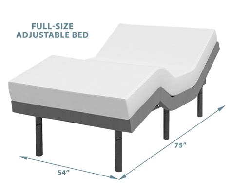 Adjustable Bed Sizes and Dimensions Chart