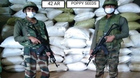 Mizoram Assam Rifles Seize Poppy Seeds Worth Rs 5 4 Lakh Mizoram