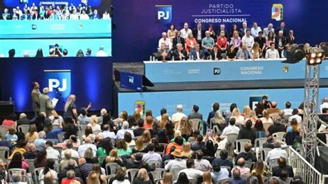 Elecciones 2023 se reunió el Congreso Nacional del PJ