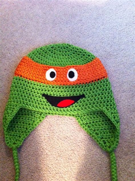 Crochet Ninja Turtle Hat Free Pattern