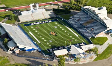 Montana Football Stadium - Stars And Stripes In Msu Bobcat Stadium ...