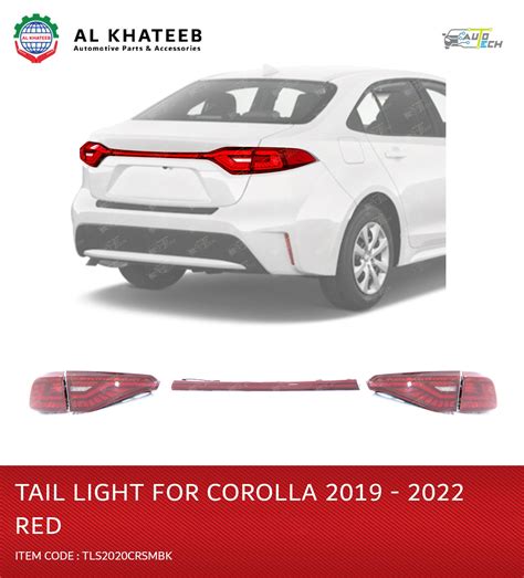 Tail Light For Toyota Corolla Red