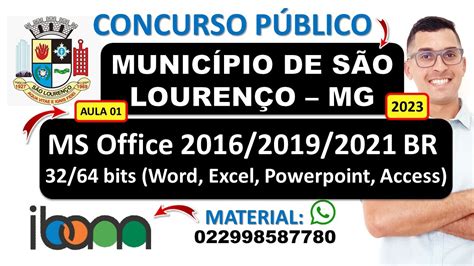 Ms Office Br Bits Word Excel Concurso