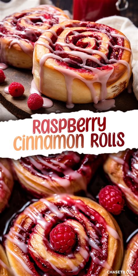 Raspberry Cinnamon Rolls With Lemon Glaze [1 Hour] Recipe Sweet