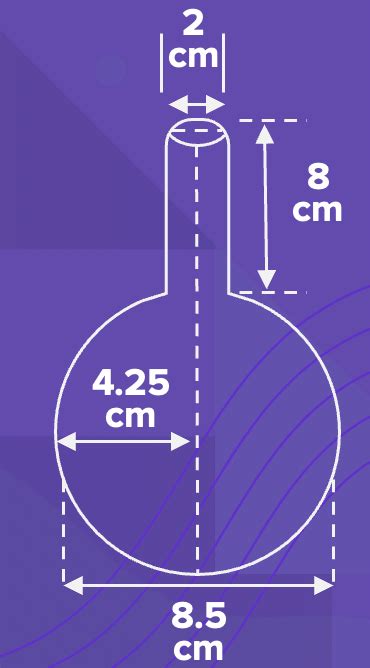 A Spherical Glass Vessel Has A Cylindrical Neck Cm Long Cm In