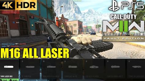 All Laser M16 Mw2 Mw2 M16 All Laser Mw2 Vault Edition Gunsmith