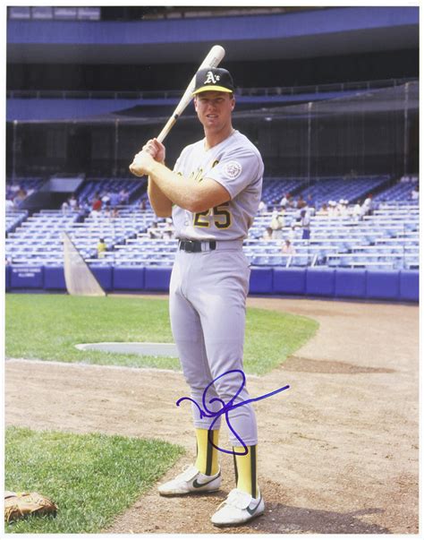 Lot Detail Mark Mcgwire Oakland A S Signed X Photo Jsa