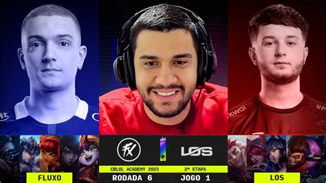 Fluxo X Los Rodada Cblol Academy Etapa Ilha Das