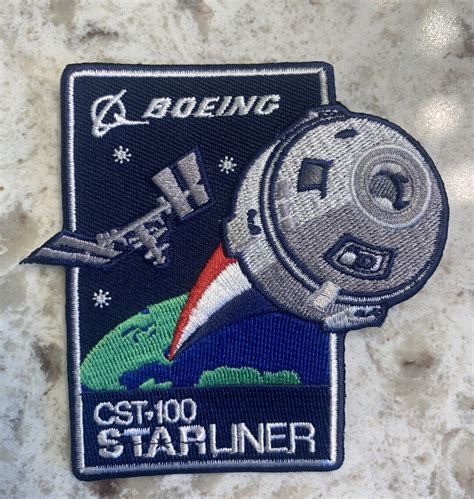 Nasa Boeing Cst-100 Starliner Ula Atlas V Mission Patch 4 - Etsy