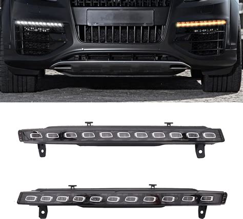 Amazon Motorfansclub Front Led Drl Daytime Running Fog Lights