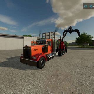 Ls Kenworth W Log Truck V Farming Simulator Mod Ls