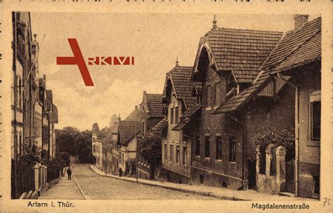 Artern Unstrut Thüringen Blick in Magdalenenstraße xl